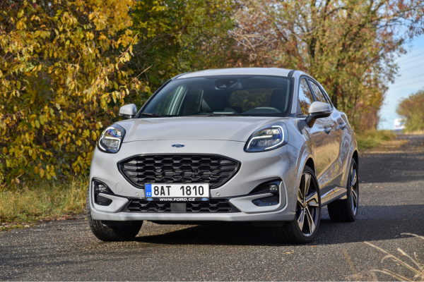 Ford Puma driving on road