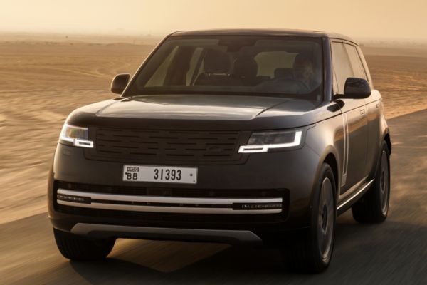 A Range Rover electric car