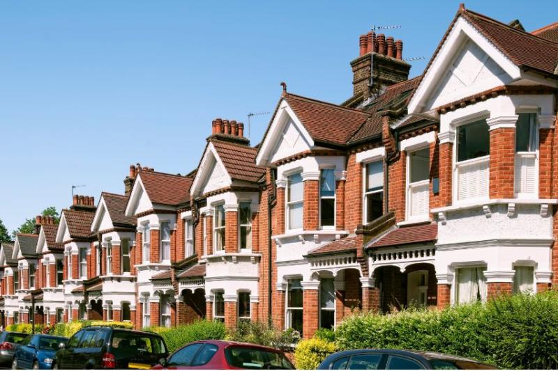 A row of terraced houses